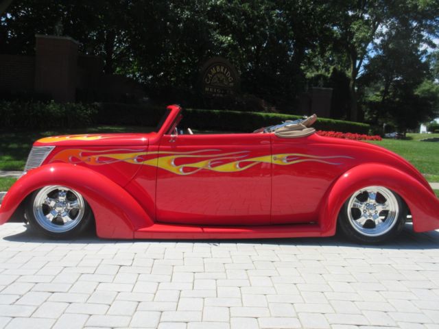 1937 FORD CONVERTIBLE STREET ROD SHOW QUALITY PAINT 1932 1933 1934 1940 HOT ROD 1937 Ford CONVERTIBLE STREET ROD / HOT ROD