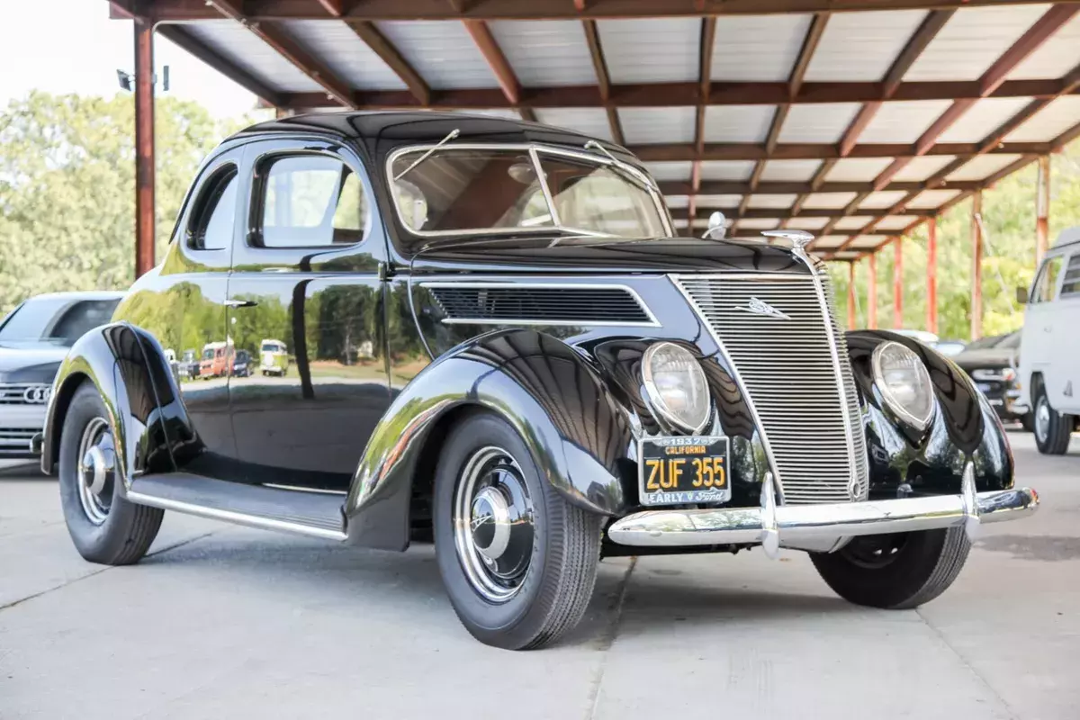 1937 Ford Coupe Model 78 85hp 221cu Flathead CA Black Plate MIKE WOLFE OWNED!!! 1937 Ford Other