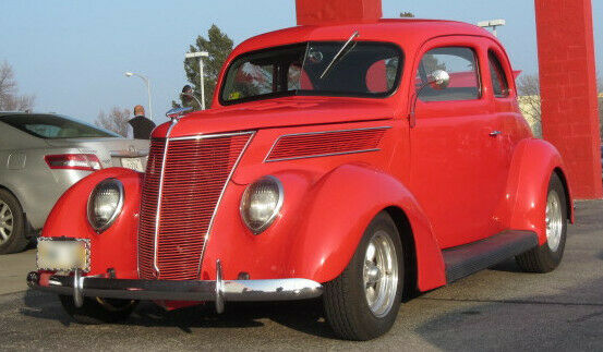 1937 Ford Model 74 Five Window Coupe Completely Restored to Showroom Condition 1937 Ford Model 74 Cloth
