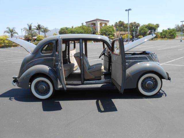 1937 Ford Model 78 Humpback "Frame Off Restoration" 1937 Ford 78 Fordor Humpback Sedan "Suicide Door" All Steel