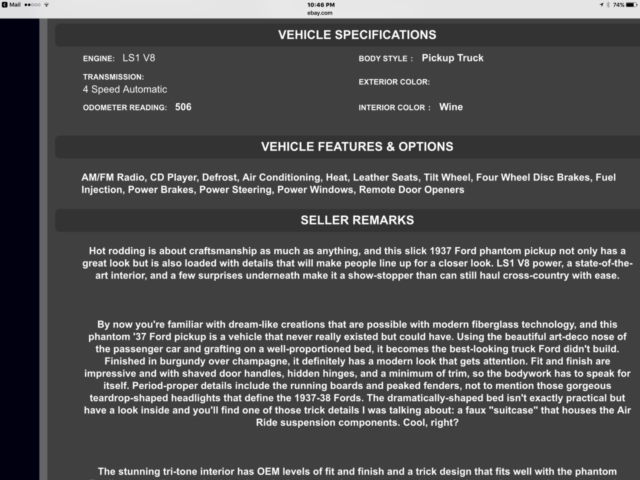 1937 Ford Other Pickups - photo 4