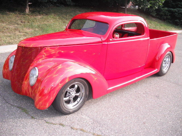 1937 Ford Pick Up street rod downs fiber glass body custom hot rod 1937 Ford Other Pickups