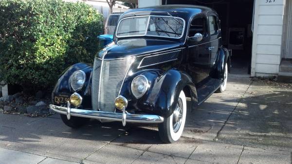 1937 FORD SEDAN, 4 door, Flathead 85 hp, banjo steering, 84,400 miles actual... 1937 Ford Other