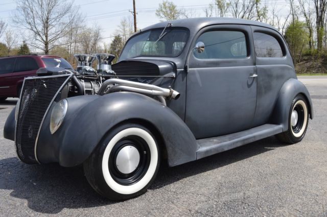 1937 FORD SEDAN SLANT BACK/BLOWER/RAT ROD/HOT ROD 1937 Ford Other SLANT BACK