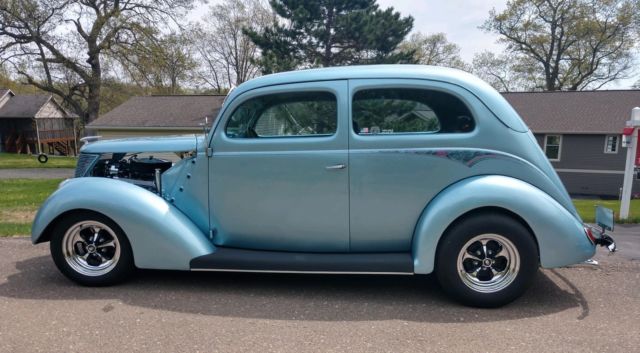 1937 Ford Slant Back 10,000 Miles blue 2 door 350 tristar Automatic 1937 Ford Other --