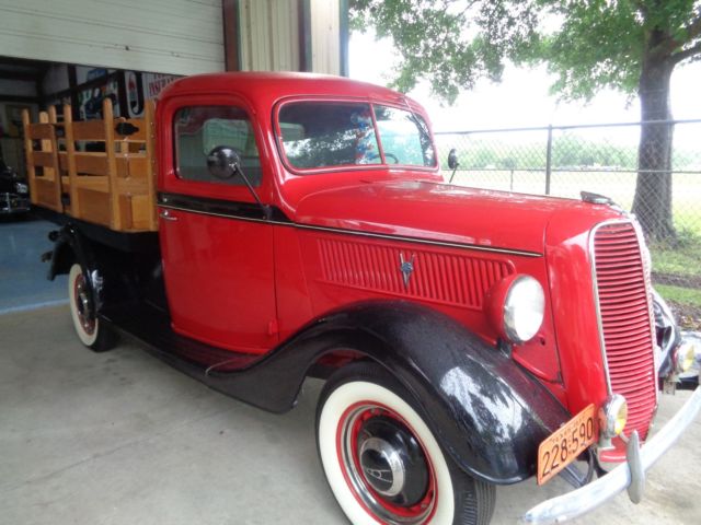 1937 Ford Stake Bed Truck 1937 Ford truck delux