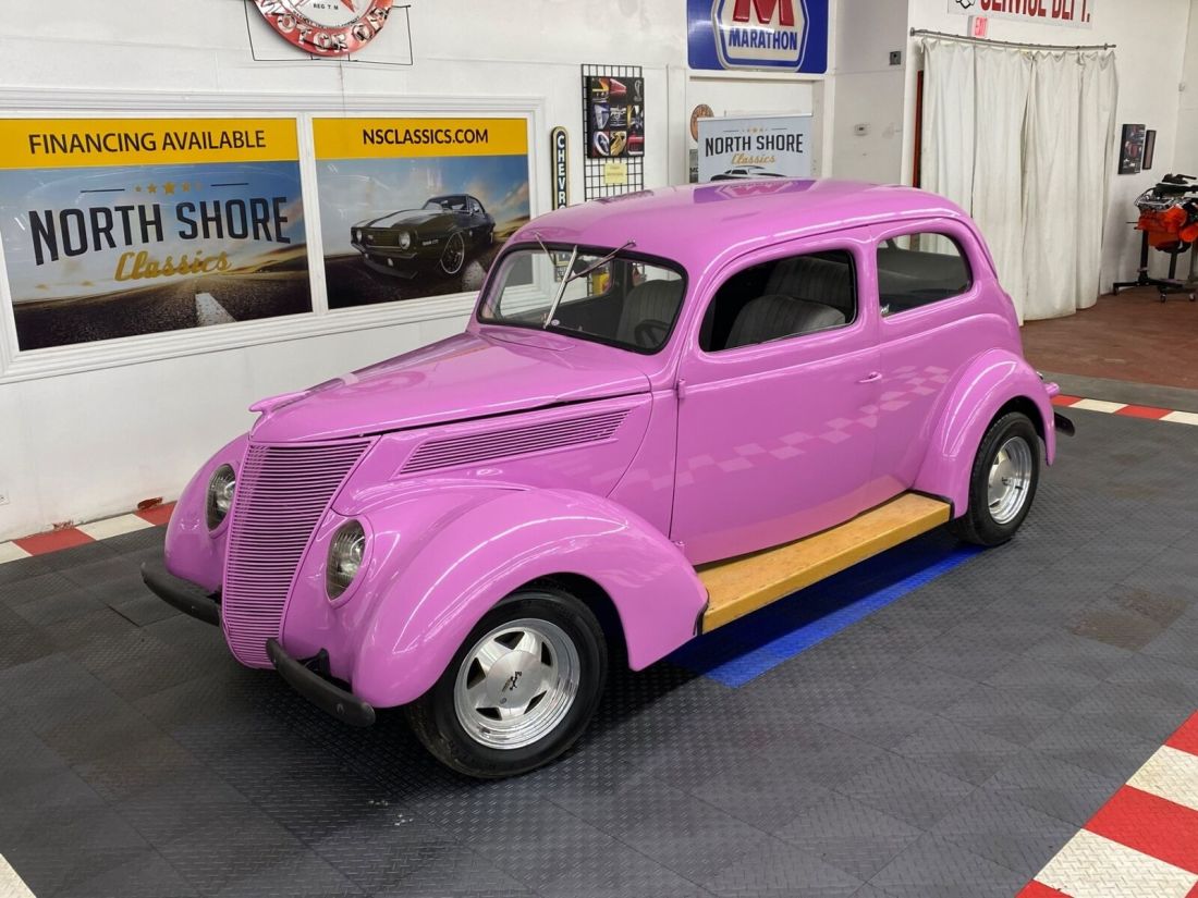 1937 Ford Tudor Sedan, Pink with 39,214 Miles available now! 1937 Ford Tudor Sedan - OLD SCHOOL STREET ROD - FLATHEAD V8 - MANUAL TRA