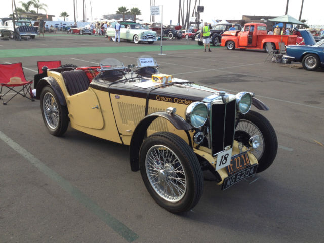 1937 MG TA Cream Cracker 1937 MG T-Series