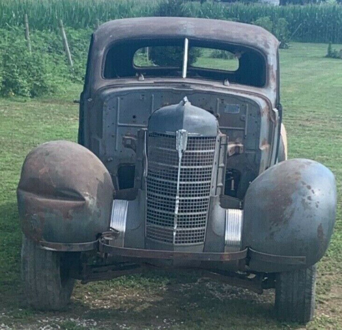 1937 Oldsmobile - Olds Motor Works Sedan Frame for Restore or Rat Rad - No Motor 1937 Oldsmobile Other