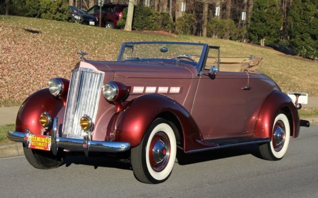 1937 PACKARD CONVERTIBLE RUMBLE SEAT --