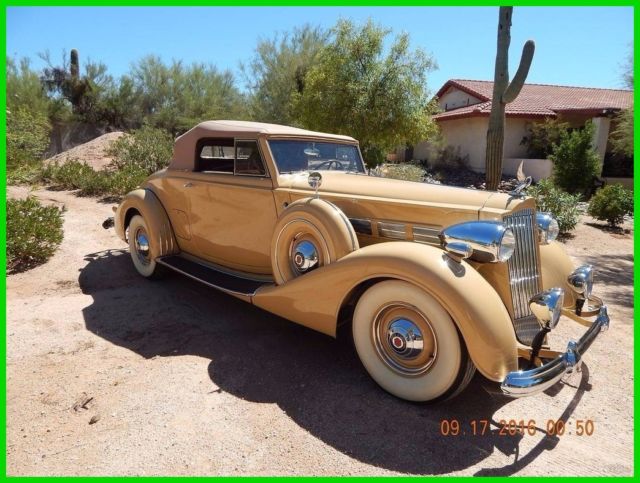 1937 Packard Super 8 Convertible Used Manual 1937 Packard Super 8