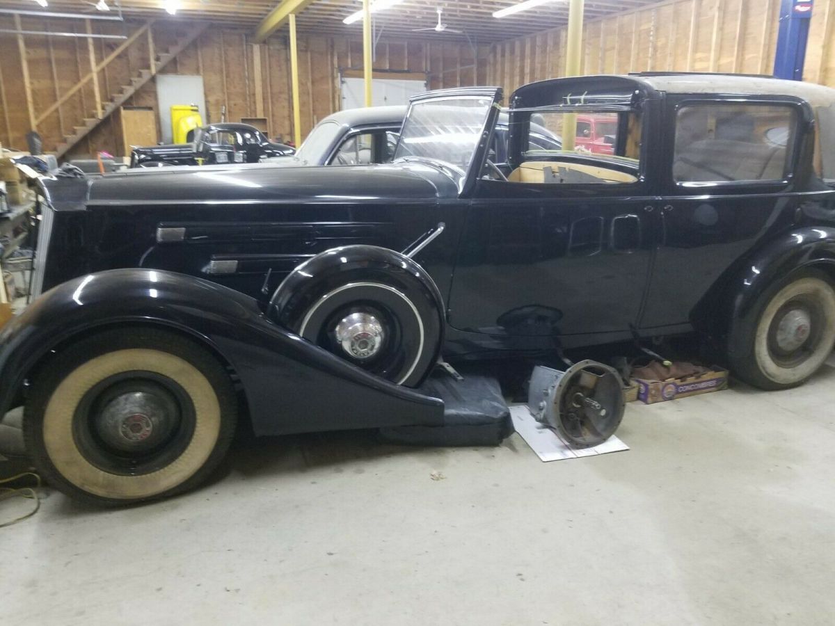 1937 PACKARD TWELVE LeBARON TOWN CABRIOLET 1937 Packard