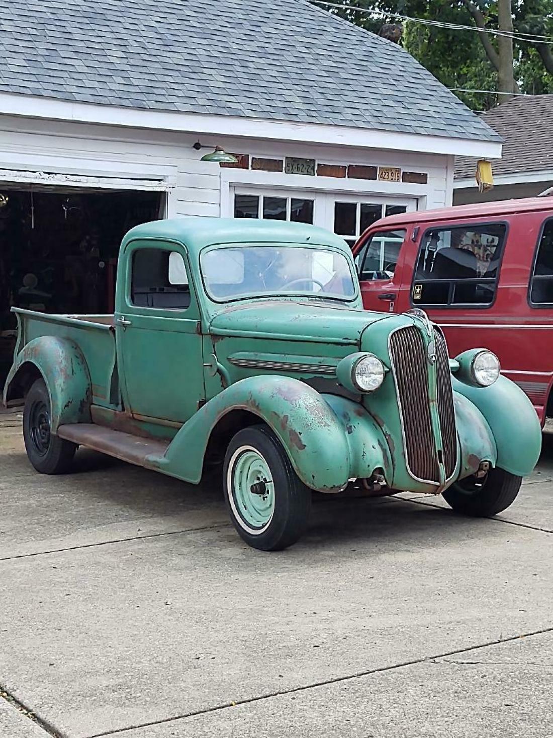1937 Plymouth Pickup Truck PT50 1/2 Ton Original Flathead 1937 Plymouth PT-50