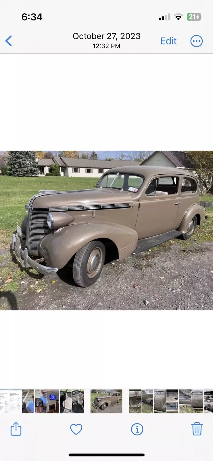 1937 Pontiac Deluxe Six