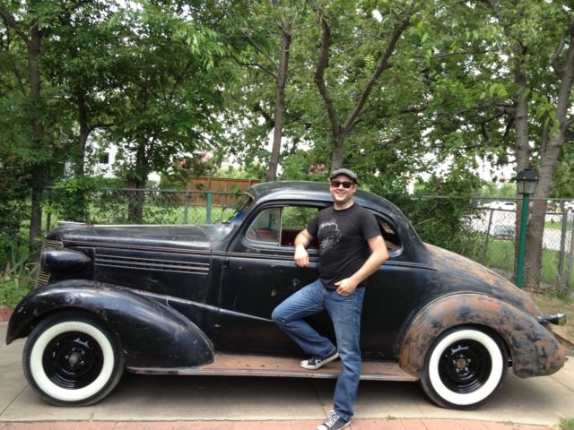 1938 Chevrolet Business Coupe 1950's Hot Rod Rat Rod Gasser Barnfind 1938 Chevrolet Coupe Business