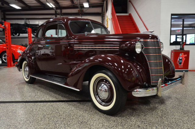 1938 CHEVROLET MASTER DELUXE SPORT COUPE PRE-WAR RESTORED COLLECTOR MUST SEE WOW 1938 Chevrolet Master Deluxe Coupe Master Deluxe Sport Coupe