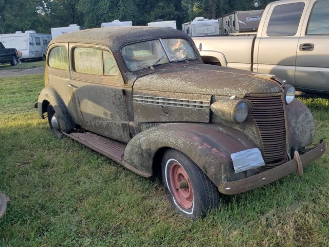 1938 chevy 2 door flat back sedan, hot rod rat rod street rod trog 1938 Chevrolet flat back sedan