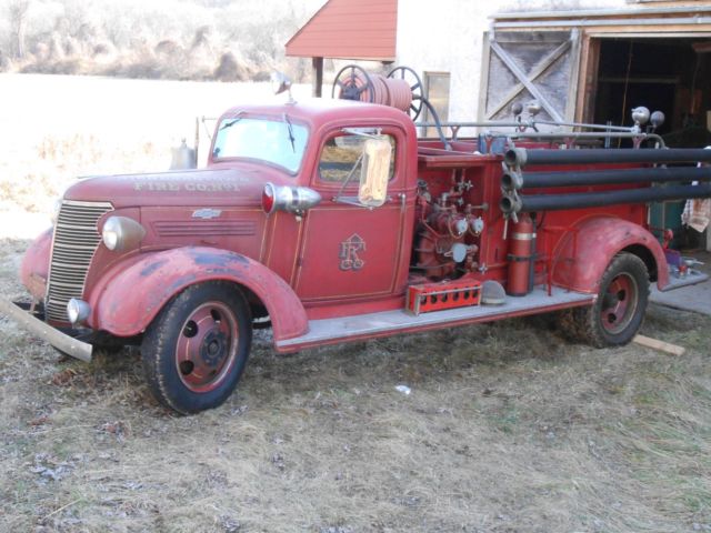 1938 Chevy Fire Truck, Pumper Truck, Collector Truck 1938 Chevrolet Other