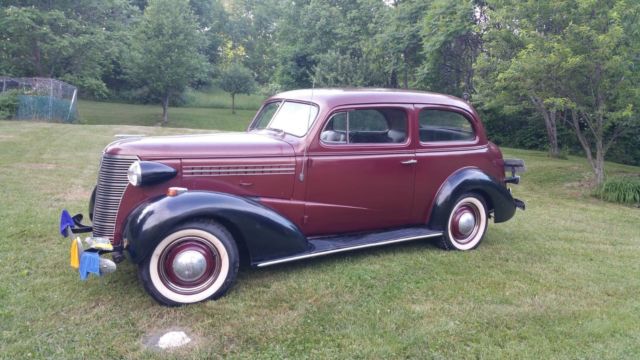 1938 Chevy Master Deluxe 2 door Town Sedan 1938 Chevrolet Master Deluxe
