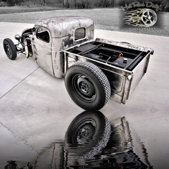 1938 Ford Model A Hot Rod Bare Metal Street Rat Rod Chopped - photo 2
