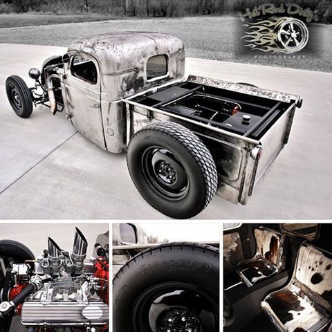 1938 Ford Model A Hot Rod Bare Metal Street Rat Rod Chopped