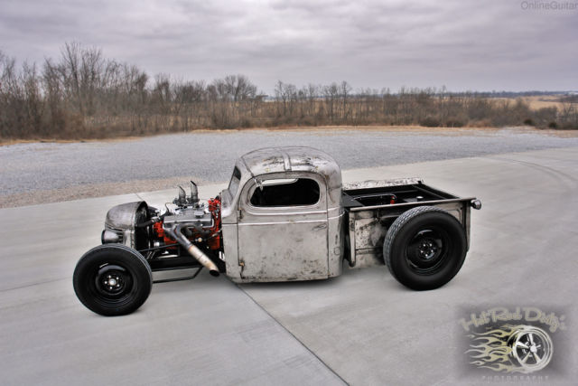 1938 Ford Model A Hot Rod Bare Metal Street Rat Rod Chopped - photo 6