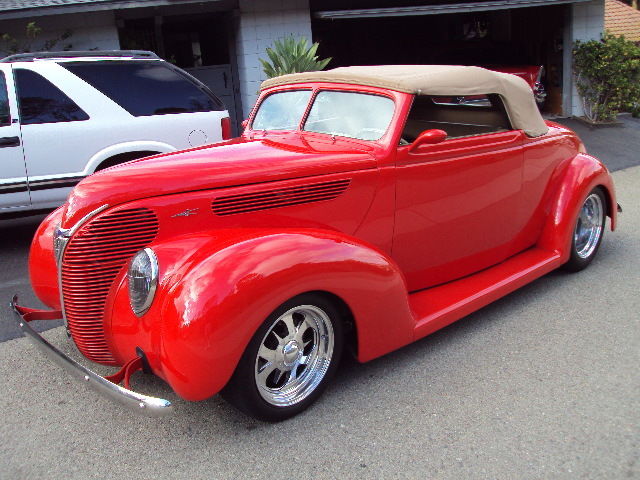 1938 Ford Deluxe Convertible BBC Custom Hot Rod 1939 1937 1940 Pro Street Gasser 1938 Ford DeLuxe no