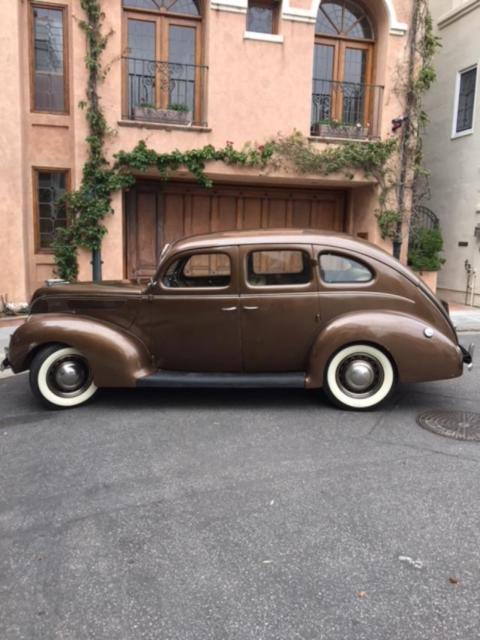 1938 Ford DeLuxe Sedan Model 81A-Beautiful California Rust Free Example 1938 Ford Model 81A De Luxe Sedan