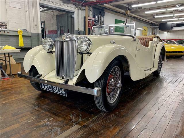 1938 MG VA, Ivory with 42,047 Miles available now! 1938 MG VA --