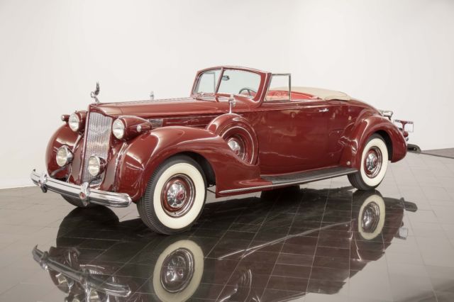 1938 Packard Twelve 1607 Convertible Coupe 1938 Packard Model 1607 Twelve Convertible Coupe