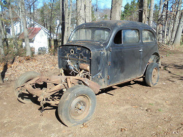 1938 Plymouth P6 Touring Two Door Sedan Project Potential Stock or Rat Rod 1938 Plymouth P6 Touring 2 Door Sedan