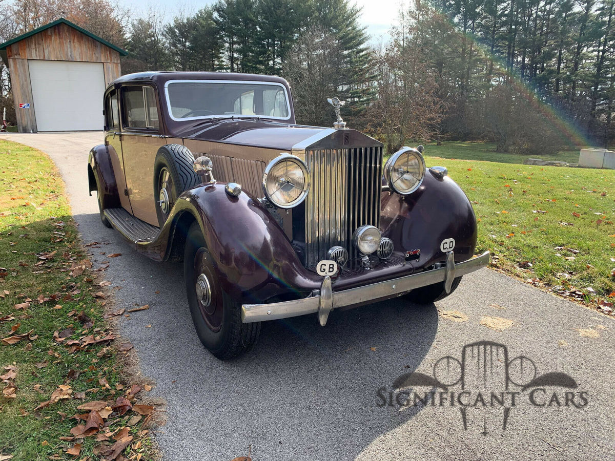 1938 Rolls-Royce Phantom III Sports Saloon by Barker - Excellent Driving Example 1938 Rolls-Royce Phantom III Sports Saloon