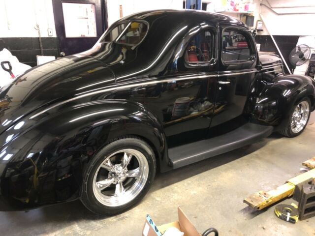 1939 39 Ford Coupe Deluxe Street Rod Hot Rod Resto Mod Beautiful Black&Red-Cheap 1939 Ford Deluxe Red