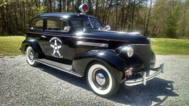 1939 CHEVROLET 2 DR COUPE POLICE CAR SET UP 235 INLINE 6 3 SPEED RUNS GOOD OHIO 1939 Chevrolet Other CHEVROLET