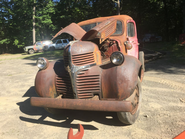1939 DODGE DUALLY VINTAGE HOT RAT ROD RARE FLATHEAD BARN FIND LOOK NY 1939 Dodge Other Pickups CAB AND CHASSIS
