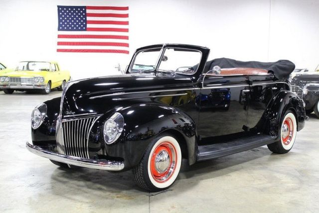 1939 Ford Convertible Sedan 1066 Miles Black Convertible 327 ci V8 3 Speed Aut 1939 Ford Convertible Sedan --