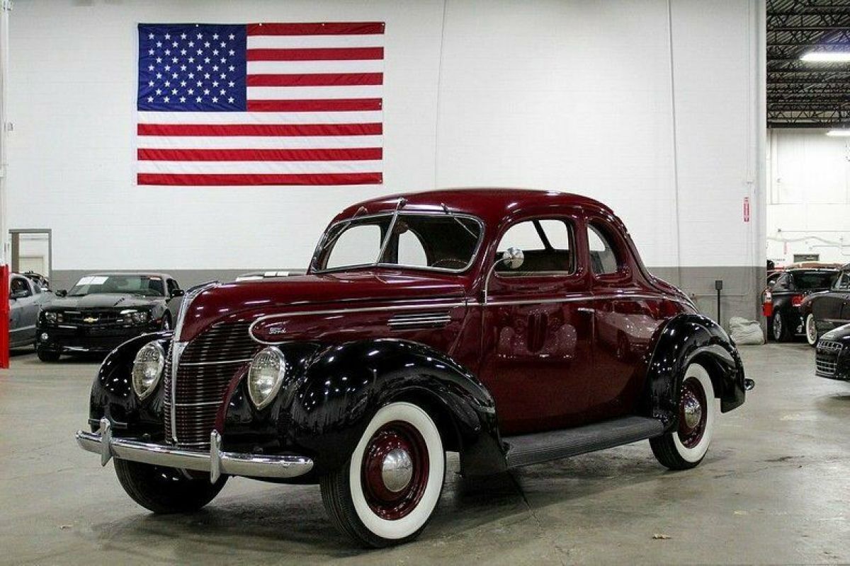 1939 Ford Coupe 32104 Miles Maroon / Black 221ci V8 Manual 1939 Ford Coupe