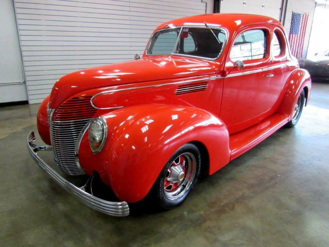 1939 Ford Coupe 3,859 Miles Red Classic Car 327CI Automatic 1939 Ford Other