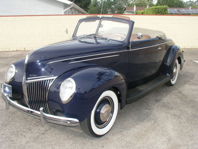 1939 FORD DeLuxe Cabriolet 2 dr Convertible. Rumble seat/ Frame Off Restoration 1939 Ford Convertble cabriolet