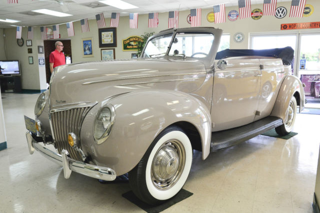 1939 FORD DELUXE CONVERTIBLE, AACA AWARD WINNER, ALL ORIGINIAL, 73,000 MILES 1939 Ford Other CONVERTIBLE