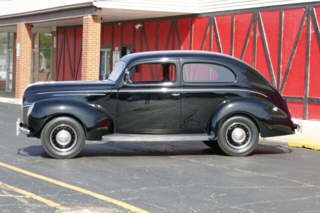 1939 Ford Hot Rod / Street Rod -RESTORED TO ORIGINAL-2 DOOR SEDAN-BLACK BEAUTY- - photo 3