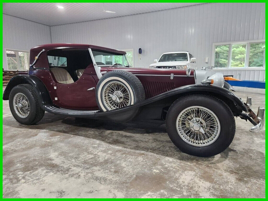 1939 Jaguar Roadster Automatic RWD Coupe 2.8L 1939 Jaguar Roadster SS100 LTD Duke Kit Car