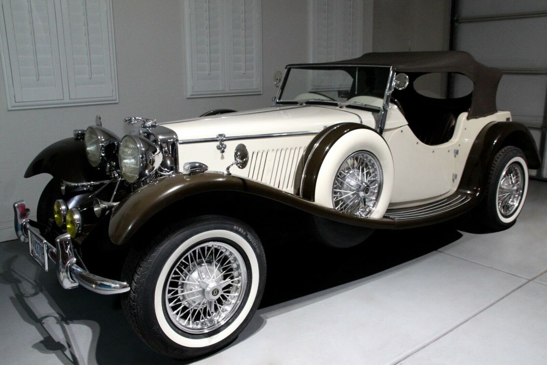 1939 Jaguar SS100 Roadster Ford Mustang II donor car Kit as Mercedes SSK Gazelle 1939 Replica/Kit Makes Other Jaguar SS 100 Oldtimer V-6 Ford Motor