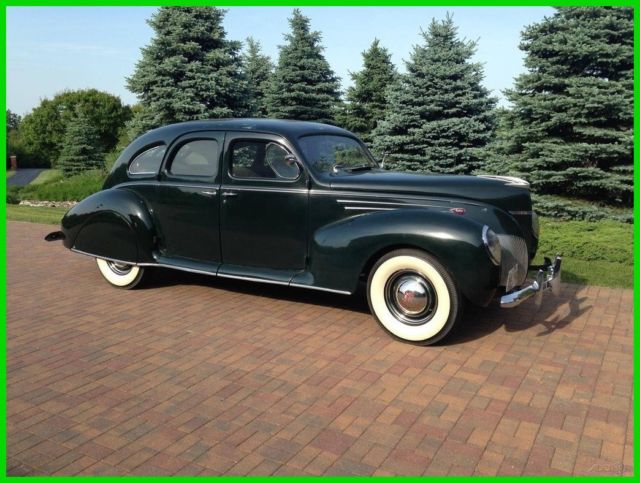 1939 Lincoln Zephyr 4 Door Sedan,Rebuilt 267ci 12-Cyl Eng,3-Spd Manual,77900 Mi 1939 Lincoln MKZ/Zephyr Rebuilt 267ci Engine Original Paint
