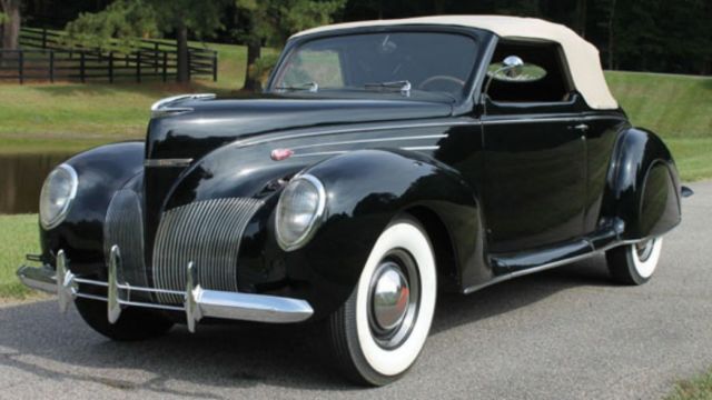 1939 Lincoln Zephyr Convertible Coupe -32 36 1937 1938 1940 1941 mercury ford 1939 Lincoln MKZ/Zephyr