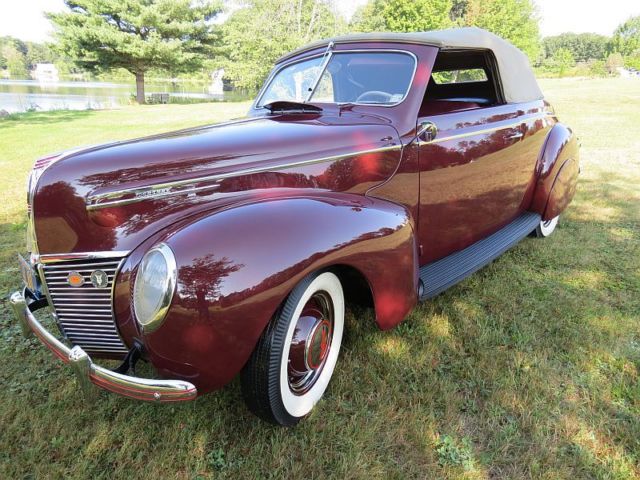 1939 Mercury Convertible coupe 1939 Mercury 99A convertible coupe Convertible