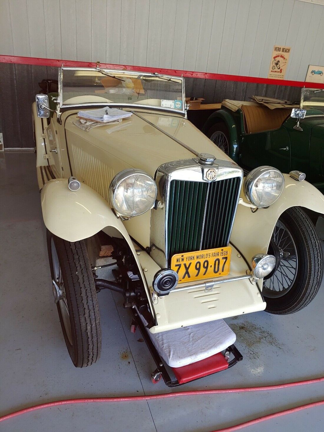 1939 MG TB Yellow RWD Manual 1939 MG TB