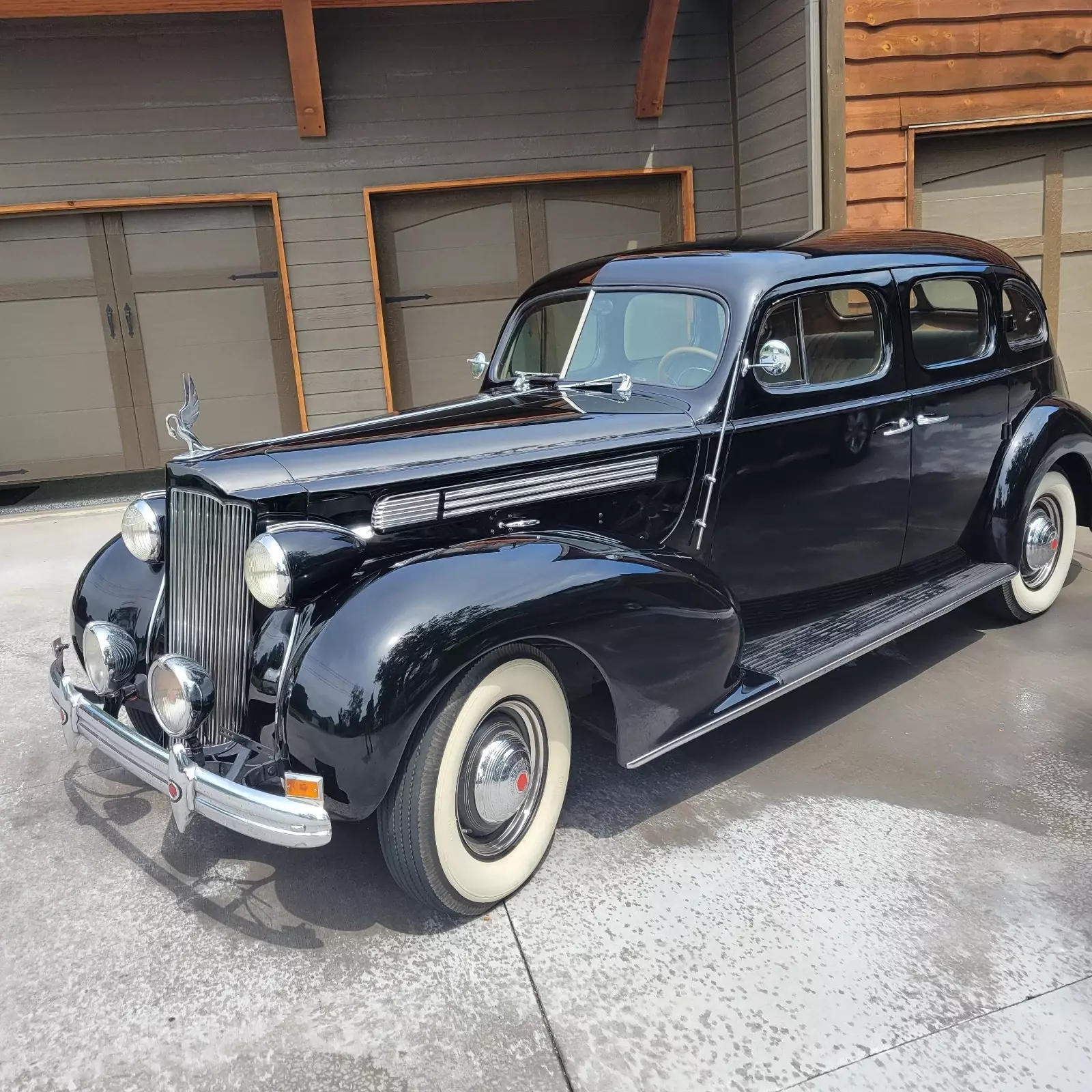 1939 Packard 120 Sedan Black cloth 1939 Packard 120 cloth