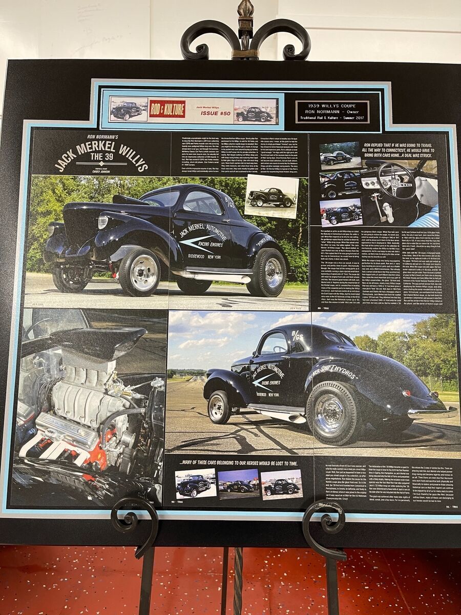 1939 Willys Coupe - JACK MERKEL CHAMPIONSHIP CAR - B/GS RECORD HOLDE - photo 9