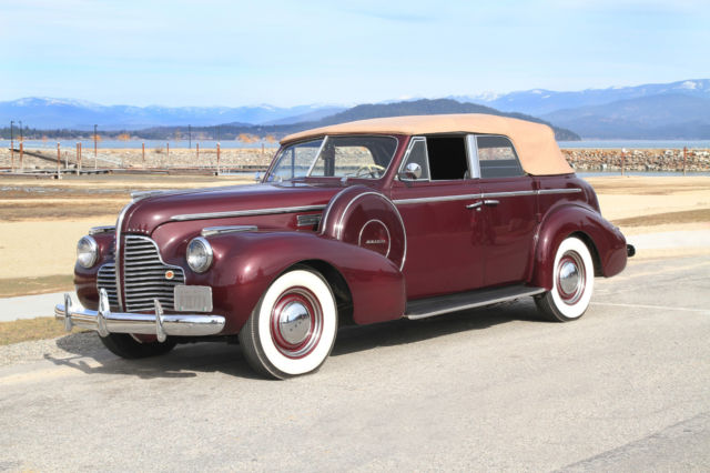 1940 Buick Special Phaeton Series 41C, Dual Side Mounts 1940 Buick Other 4-door convertible
